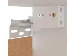 vidaXL Eckhängeschrank Weiß 57x57x60 cm Holzwerkstoff< Küchenschränke