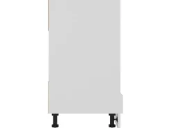 New vidaXL Herdumbauschrank Weiß 60x46x81,5 cm Holzwerkstoff