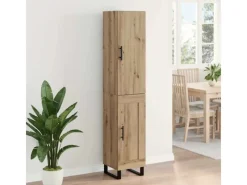 Hot vidaXL Highboard Artisan-Eiche 34,5 x 34 x 180 cm Holzwerkstoff 3415838 Artisan Eiche