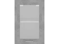 Küchenregale|Vorratsdosen<vidaXL Hängeglasschrank Betongrau 40x31x60 cm Holzwerkstoff