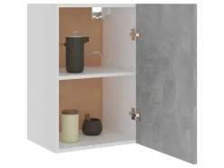 vidaXL Hängeschrank Betongrau 39,5x31x60 cm Holzwerkstoff< Küchenregale