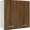 Küchenschränke<vidaXL Hängeschrank Braun Eichen-Optik 60x31x60 cm Holzwerkstoff