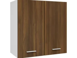 Küchenschränke<vidaXL Hängeschrank Braun Eichen-Optik 60x31x60 cm Holzwerkstoff