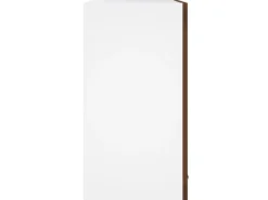 Outlet vidaXL Hängeschrank Glas Braun Eichen-Optik 60x31x60 cm Holzwerkstoff