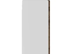 Best vidaXL Hängeschrank Glas Räuchereiche 40x31x60 cm Holzwerkstoff