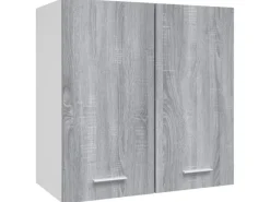 vidaXL Hängeschrank Grau Sonoma 60x31x60 cm Holzwerkstoff< Küchenschränke