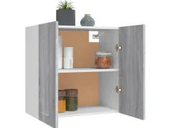 vidaXL Hängeschrank Grau Sonoma 60x31x60 cm Holzwerkstoff< Küchenschränke
