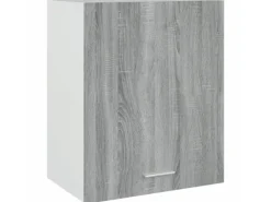 New vidaXL Hängeschrank Grau Sonoma 50x31x60 cm Holzwerkstoff