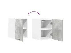 vidaXL Hängeschrank mit Tür Riga und Weiß 30 x 31 x 40 cm 884120< Küchenschränke