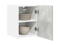 vidaXL Hängeschrank mit Tür Riga und Weiß 30 x 31 x 40 cm 884120< Küchenschränke