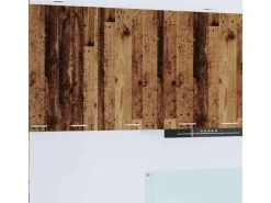 vidaXL Hängeschrank mit Tür Riga Altes Holz und Weiß 50 x 31 x 80 cm 884272< Küchenschränke