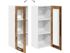 vidaXL Hängeschrank Riga 40 x 31 x 100 cm Holzwerkstoff 884384< Küchenschränke