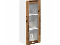 vidaXL Hängeschrank Riga 40 x 31 x 100 cm Holzwerkstoff 884384< Küchenschränke