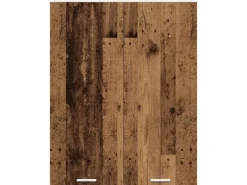 Discount vidaXL Hängeschrank Riga 80 x 31 x 100 cm Holzwerkstoff 884368 Altholz