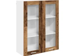 Outlet vidaXL Hängeschrank Riga 80 x 31 x 100 cm Holzwerkstoff 884400 Altholz