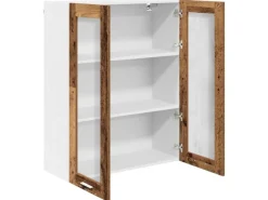Outlet vidaXL Hängeschrank Riga 80 x 31 x 100 cm Holzwerkstoff 884400 Altholz