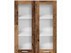 Outlet vidaXL Hängeschrank Riga 80 x 31 x 100 cm Holzwerkstoff 884400 Altholz
