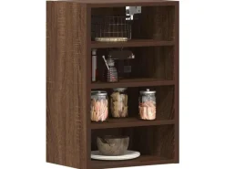 vidaXL Hängeschrank Riga Braun Eichen-Optik 40x29,5x60 cm Holzwerkstoff 854181< Küchenschränke