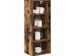 vidaXL Hängeschrank Riga Geräucherte Eiche 40 x 29,5 x 100 cm 884470< Küchenschränke