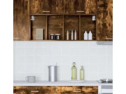 vidaXL Hängeschrank Riga Geräucherte Eiche 40 x 29,5 x 100 cm 884470< Küchenschränke