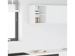 New vidaXL Hängeschrank Riga 30 x 29,5 x 40 cm Holzwerkstoff 884410 Weiß