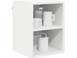 New vidaXL Hängeschrank Riga 30 x 29,5 x 40 cm Holzwerkstoff 884410 Weiß
