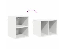 New vidaXL Hängeschrank Riga 30 x 29,5 x 40 cm Holzwerkstoff 884410 Weiß