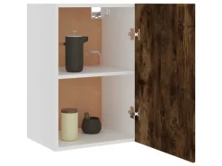 Outlet vidaXL Hängeschrank Räuchereiche 39,5x31x60 cm Holzwerkstoff