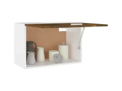 vidaXL Hängeschrank Räuchereiche 60x31x40 cm Holzwerkstoff< Küchenschränke
