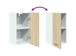 vidaXL Hängeschrank Sonoma-Eiche 29,5x31x60 cm Holzwerkstoff< Küchenschränke