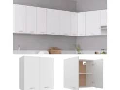 vidaXL Hängeschrank Weiß 60x31x60 cm Holzwerkstoff< Küchenschränke|Töpfe