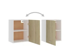 vidaXL Hängeschränke 2 Stk Sonoma-Eiche 50x31x60 cm Holzwerkstoff< Küchenschränke
