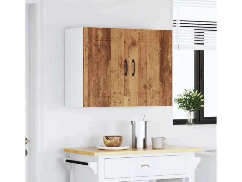 Best vidaXL Küchen-Hängeschrank Kalmar -Optik Holzwerkstoff 853595 Altholz