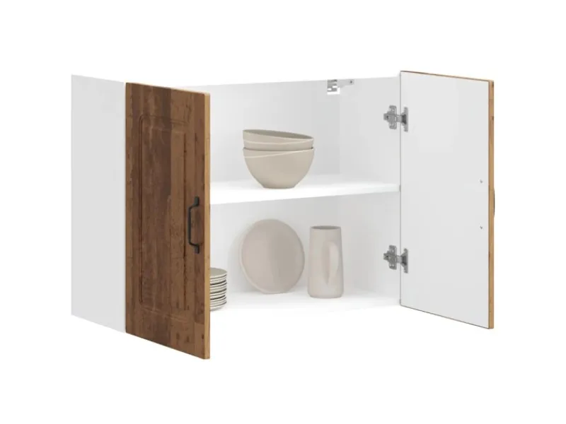 Best vidaXL Küchen-Hängeschrank Kalmar -Optik Holzwerkstoff 853595 Altholz