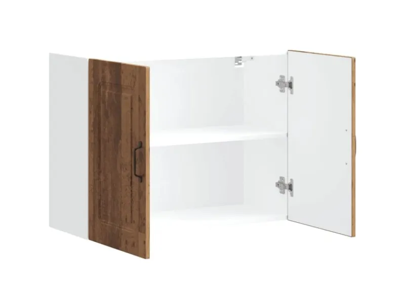 Best vidaXL Küchen-Hängeschrank Kalmar -Optik Holzwerkstoff 853595 Altholz