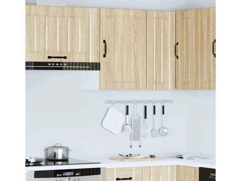 Hot vidaXL Küchen-Hängeschrank Lucca Sonoma-Eiche Holzwerkstoff 853790 Sonoma Eiche