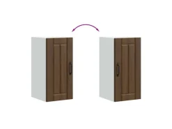 vidaXL Küchen-Hängeschrank Lucca Braun Eichen-Optik Holzwerkstoff 853784< Küchenschränke