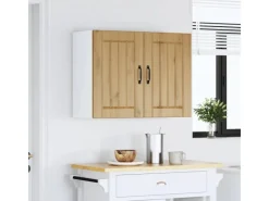 Sale vidaXL Küchen-Hängeschrank Lucca Artisan-Eiche Holzwerkstoff 853836 Eiche Handbeschlagen