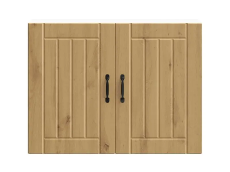 Sale vidaXL Küchen-Hängeschrank Lucca Artisan-Eiche Holzwerkstoff 853836 Eiche Handbeschlagen