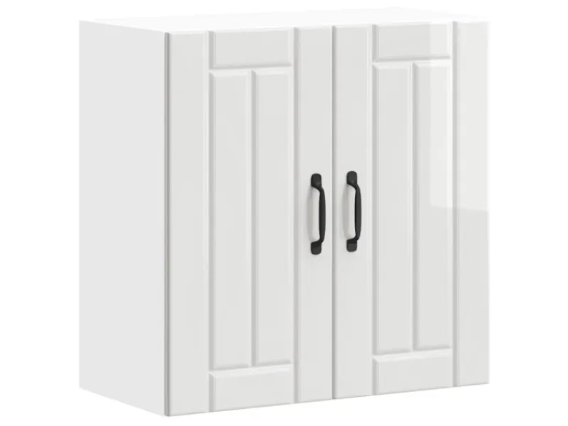 Clearance vidaXL Küchen-Hängeschrank Lucca Hochglanz-Weiß Holzwerkstoff 853819 Hochglanz Weiß