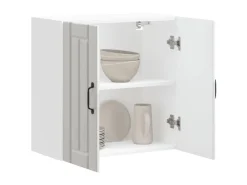 Clearance vidaXL Küchen-Hängeschrank Lucca Hochglanz-Weiß Holzwerkstoff 853819 Hochglanz Weiß