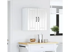 Clearance vidaXL Küchen-Hängeschrank Lucca Hochglanz-Weiß Holzwerkstoff 853819 Hochglanz Weiß