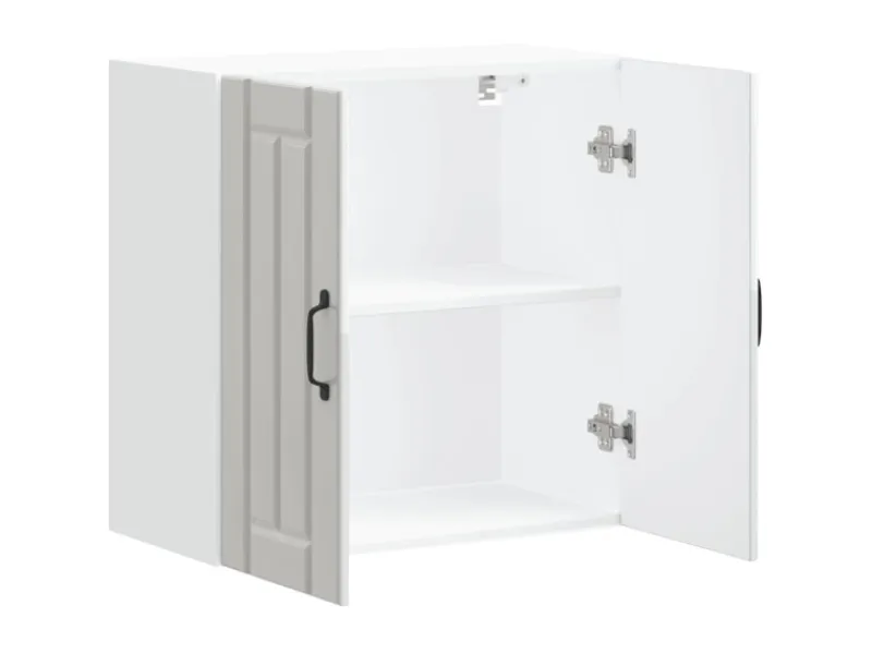 Clearance vidaXL Küchen-Hängeschrank Lucca Hochglanz-Weiß Holzwerkstoff 853819 Hochglanz Weiß