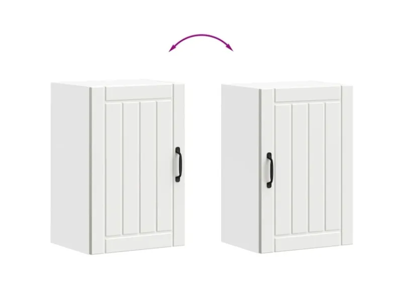 Hot vidaXL Küchen-Hängeschrank Lucca Holzwerkstoff 853787 Weiß