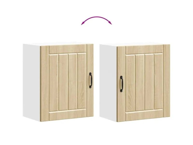 Küchenschränke<vidaXL Küchen-Hängeschrank Lucca Sonoma-Eiche Holzwerkstoff 853803