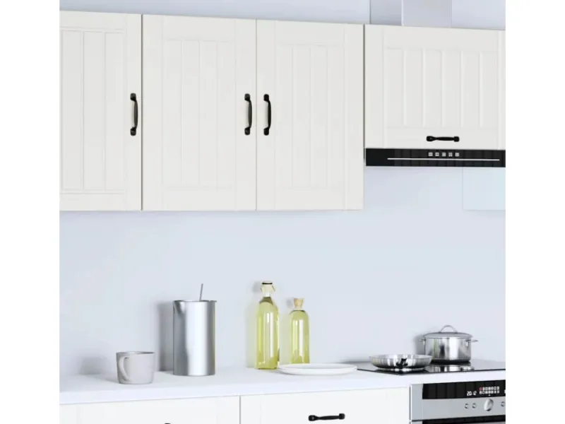 vidaXL Küchen-Hängeschrank Lucca Holzwerkstoff 853827 Weiß