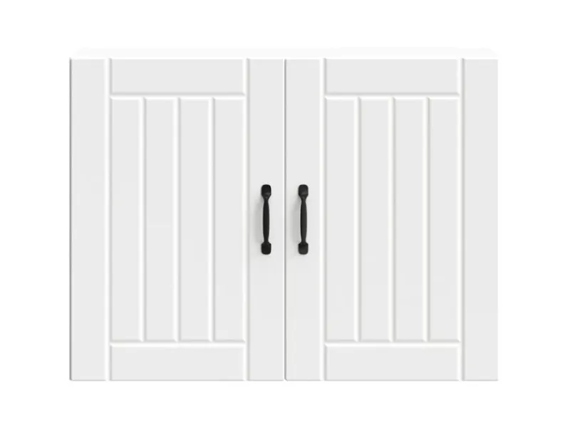 vidaXL Küchen-Hängeschrank Lucca Holzwerkstoff 853827 Weiß