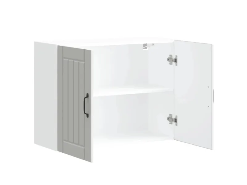 vidaXL Küchen-Hängeschrank Lucca Holzwerkstoff 853827 Weiß