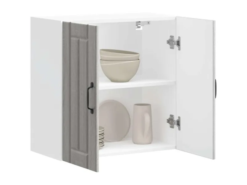 vidaXL Küchen-Hängeschrank Lucca Grau Sonoma Holzwerkstoff 853823< Küchenschränke