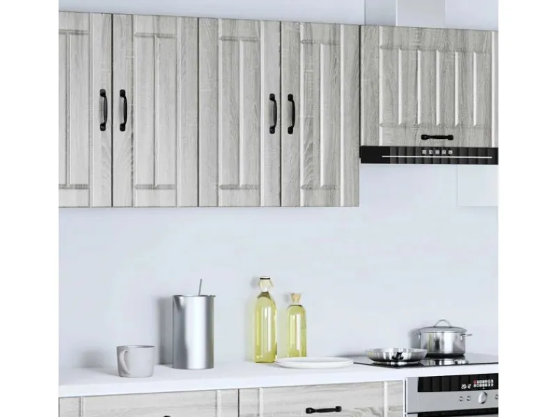 vidaXL Küchen-Hängeschrank Lucca Grau Sonoma Holzwerkstoff 853823< Küchenschränke